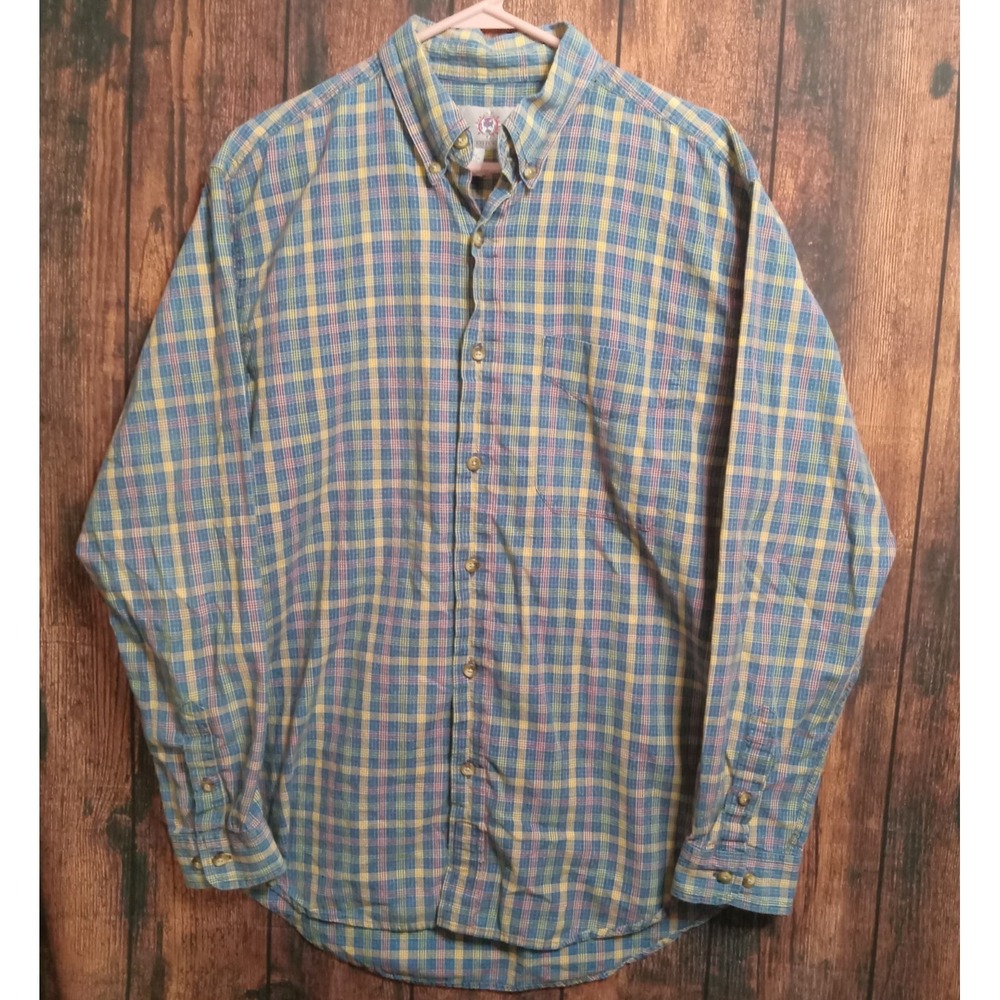 The Territory Ahead Men's Long Sleeve Button Down Shirt size Large Multicolor